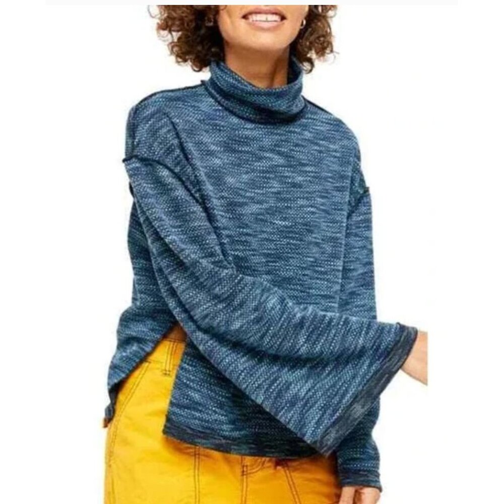 WE THE FREE Sunny Days Oversized Knit Turtleneck Size XS‎